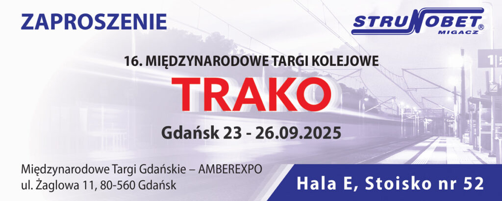Zaproszenie na targi TRAKO 2025